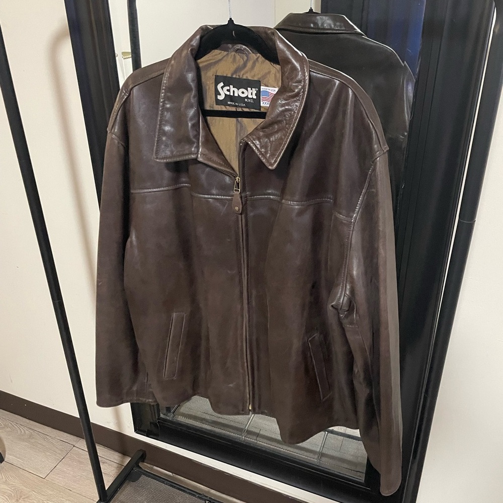Men’s Vintage Schott Leather Jacket